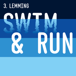 Lemming Swim & Run Plakat